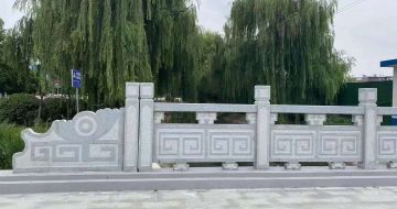岳阳 芝麻灰桥栏杆、河道栏杆安装效果