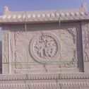 岳阳 芝麻白花岗岩屏风，照壁，影壁