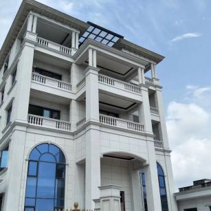 岳阳芝麻白别墅干挂效果展示