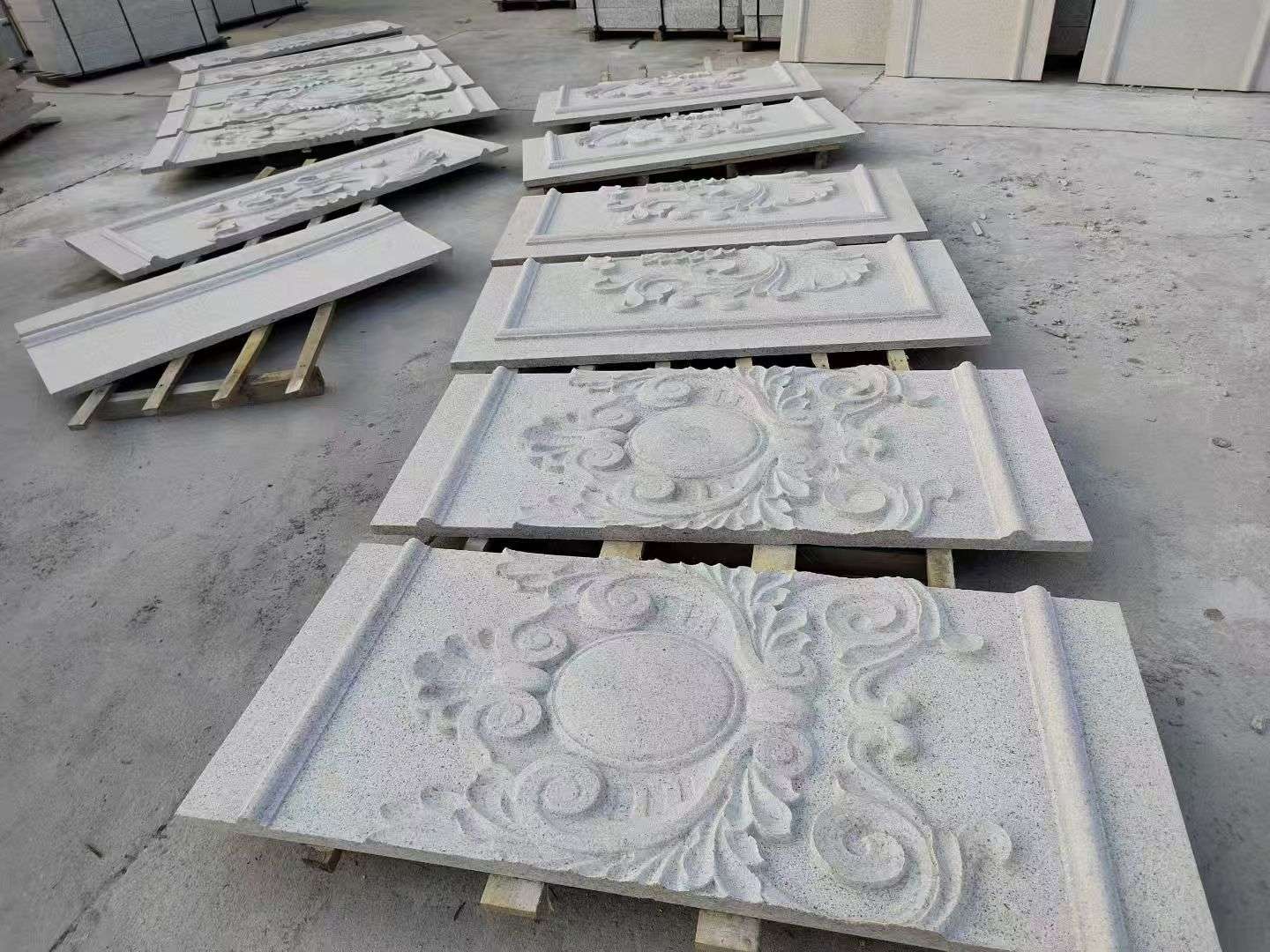 岳阳 芝麻白干挂雕花板