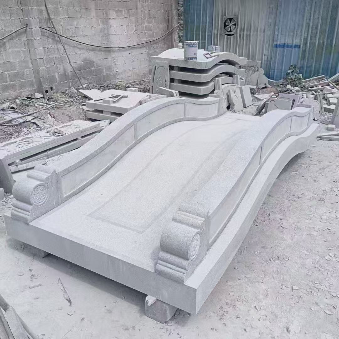 岳阳 芝麻灰花岗岩园林景观 小石桥