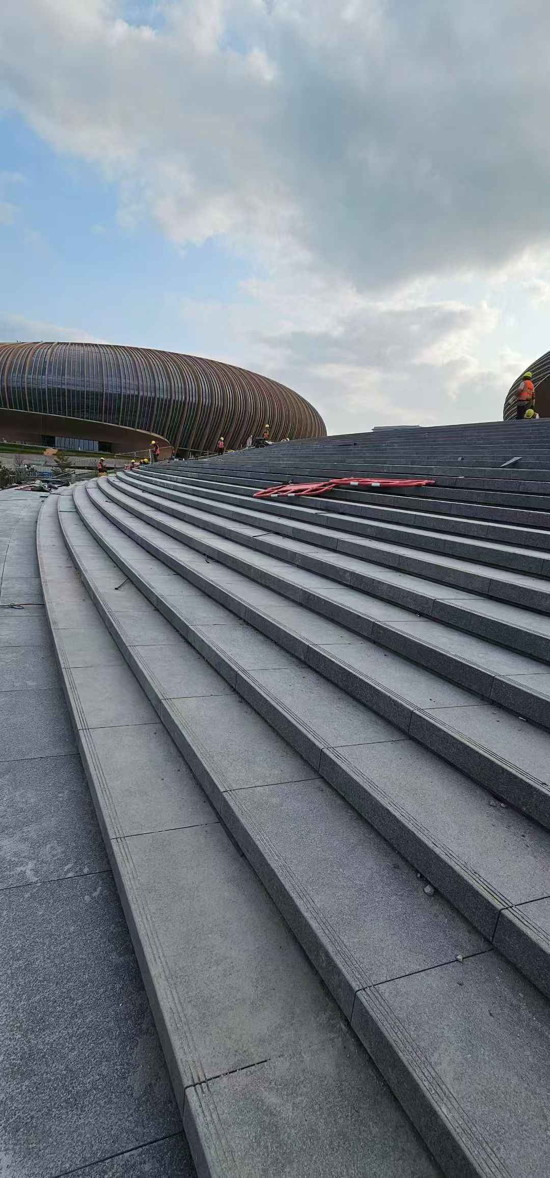 岳阳 弧形整石台阶铺装效果图