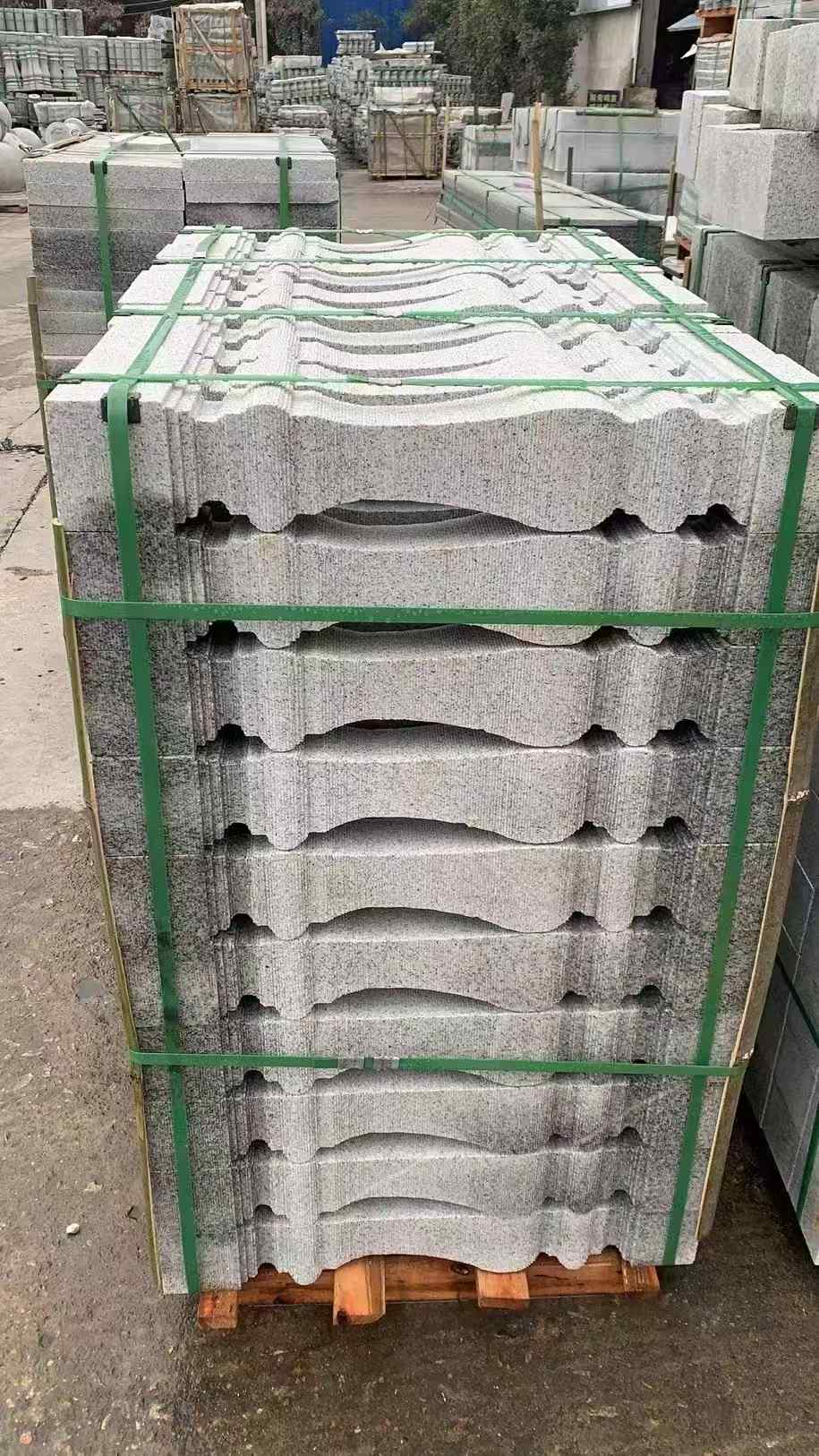 岳阳 芝麻白方形拉丝面，栏杆花瓶柱