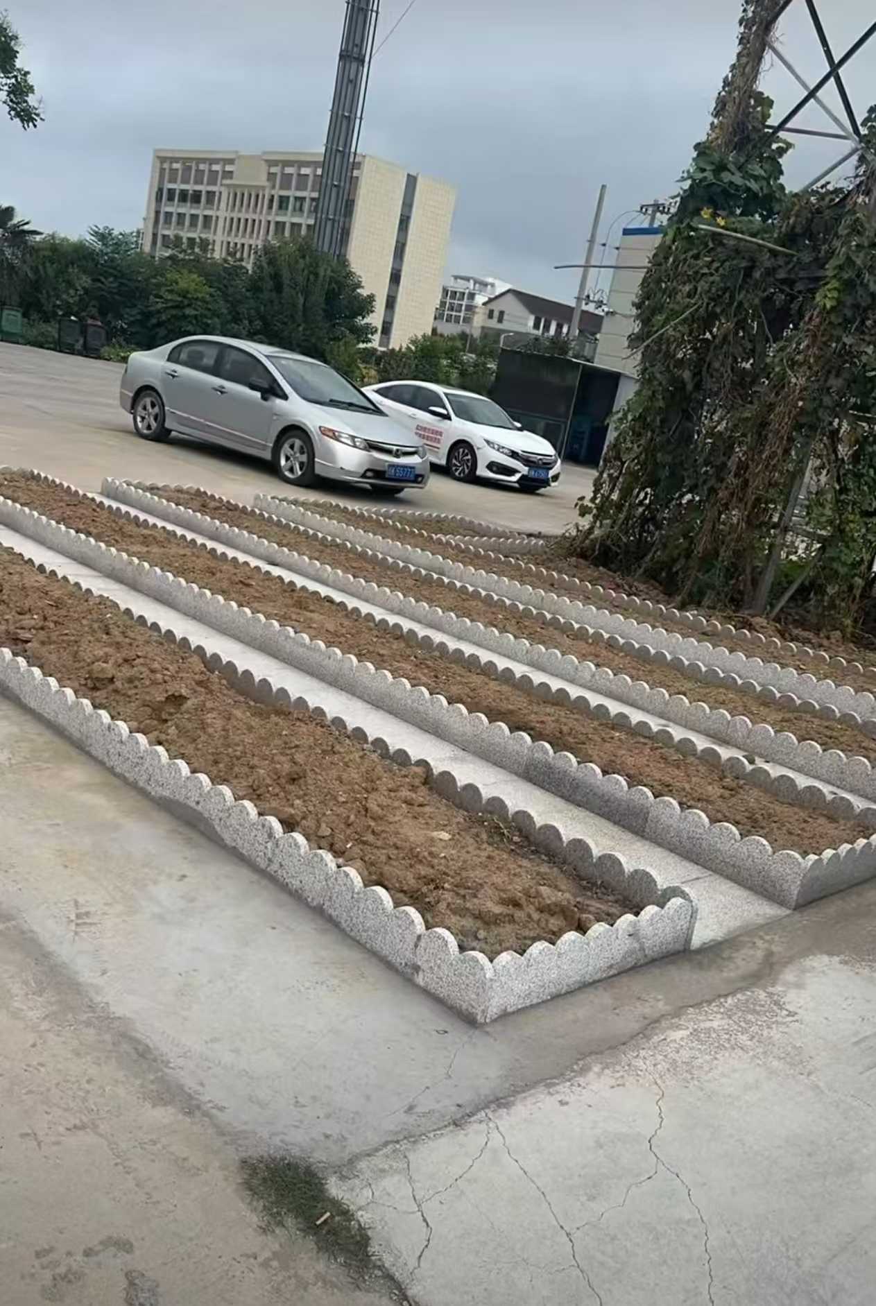 岳阳 花边石、花围石、花园石安装效果