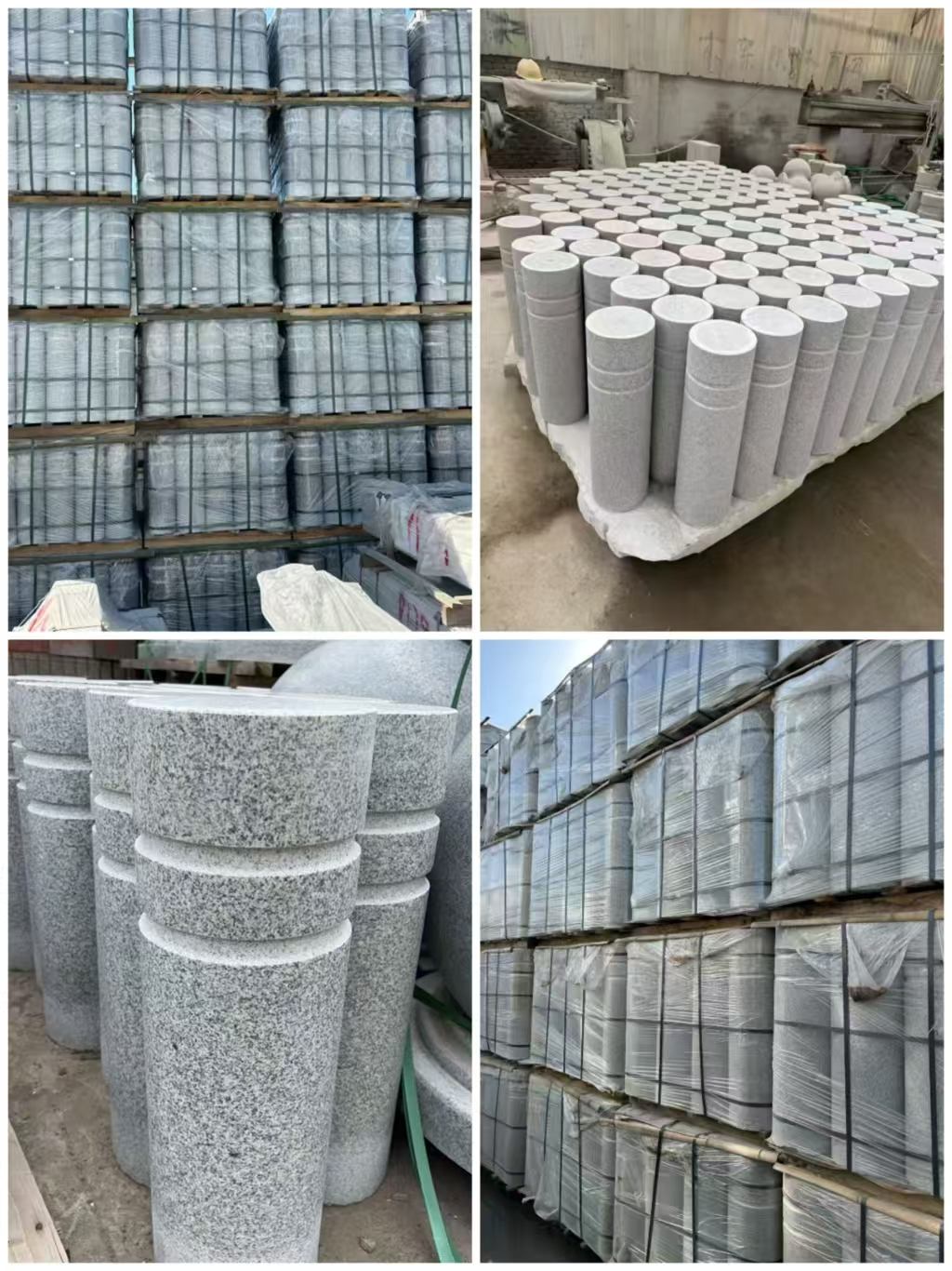 岳阳 芝麻白花岗岩挡车柱、隔离柱多少钱